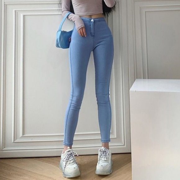 Women Stretch Slim Jeans - Picture 3 of 4